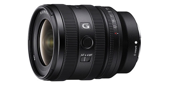 Sony G Lens FE 16-25mm F2.8 G objektív bejelentés