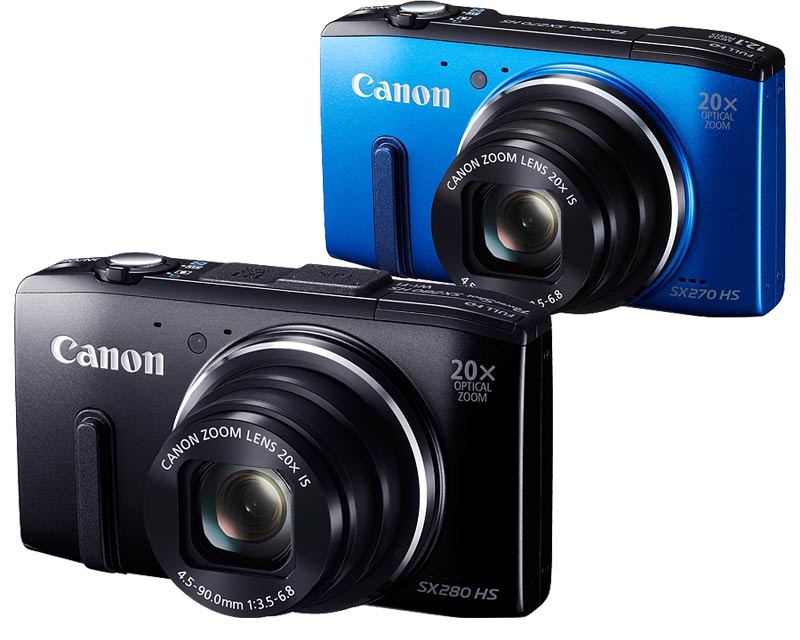 Canon PowerShot SX280 HS+Canon PowerShot SX270 HS.jpg