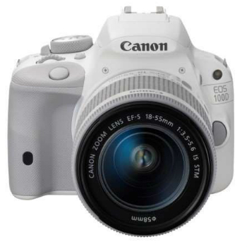 Canon EOS 100D és az EF-S 18-55mm f/3.5 fehérben