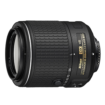 Itt a  NIKKOR 55–200 mm f/4–5.6G objektív!
