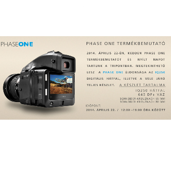 Phase One bemutatónap a Tripontban