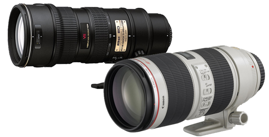 Canon és Nikon 70-200 f2,8A nagyvasak